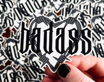 Badass Vinyl Sticker
