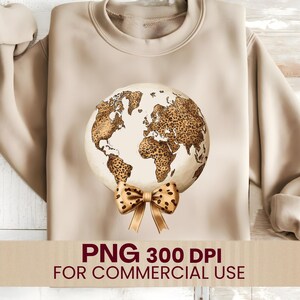 Earth day Magic Shirt Clipart, Leopardenmuster kokett T-Shirt, Rette unseren Planeten für trendige Mädchen, Geschenk für die beste Freundin