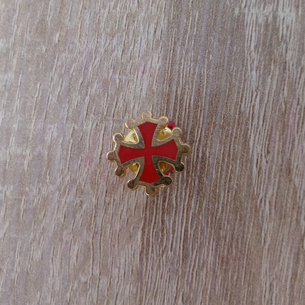 Pin's vintage  :  Béziers Croix Occitanes