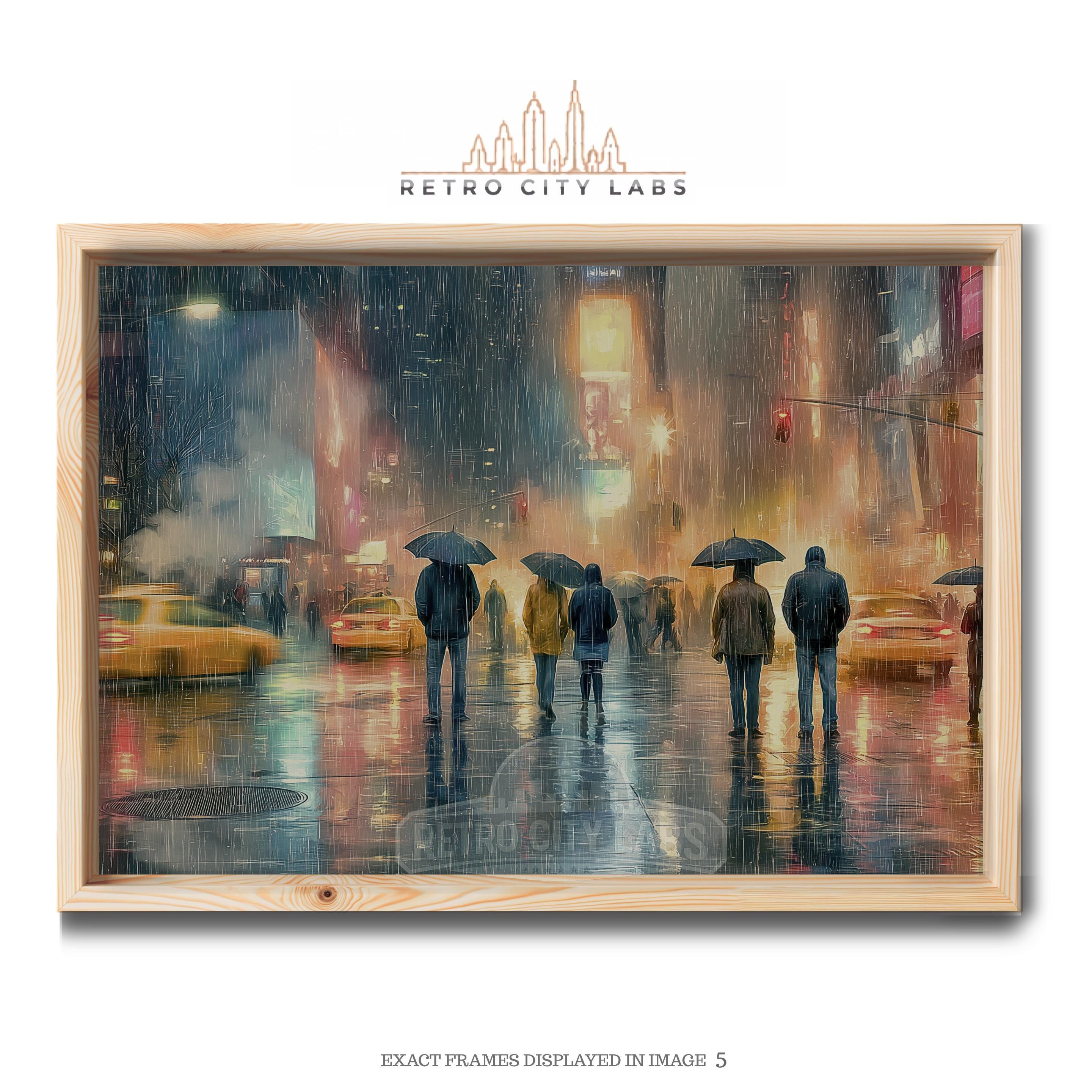 Nyc rain painting - Etsy 日本