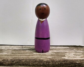 Michelle Obama Peg Doll