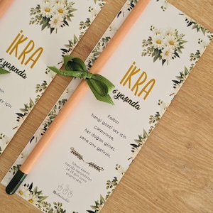 Penna con semi, bomboniere per neonati, regalo per baby shower, matita a forma di fiore, matite personalizzate, ritorno a scuola, penna stampata, margherita, cornice a forma di fiore