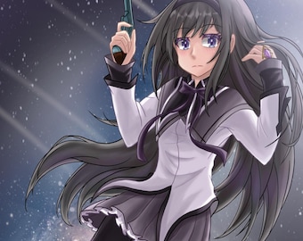 Homura Akemi Madoka Magica Print