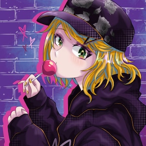 Kagamine Rin Curio City Print