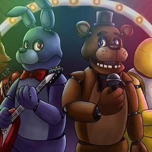 Five Nights At Freddy's Print