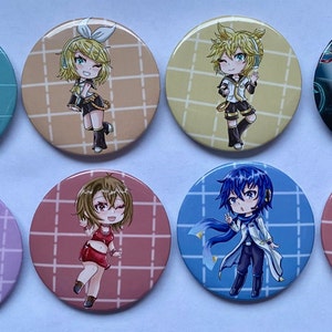 Vocaloid Round Badges