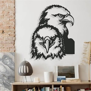 Aigle Metal Wall Art. Unique Wall Decor. Modern Home Decor. Woman Wall Art. Modern Wall Decor. Home Decor Living Room Wall Art.Metal Artwork