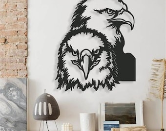 Aigle Metal Wall Art. Unique Wall Decor. Modern Home Decor. Woman Wall Art. Modern Wall Decor. Home Decor Living Room Wall Art.Metal Artwork