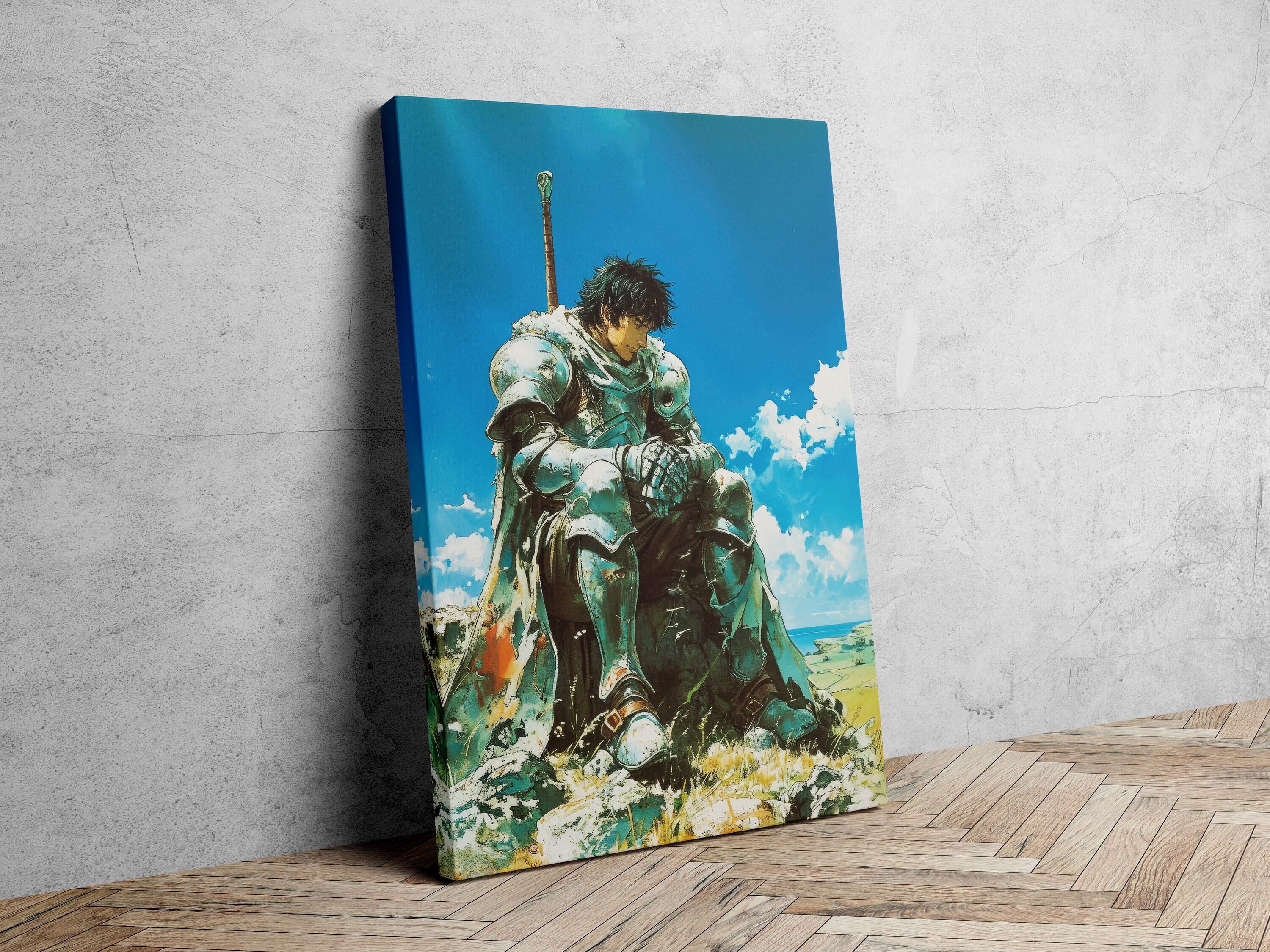 The Contemplating Knight, Medieval Art, Warrior Art, Fantasy Art ...