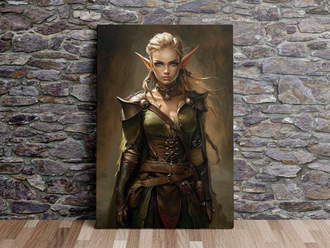 Female Elven Ranger, Dungeons and Dragons, D&amp;D Art, Fantasy Art, Scenic ...