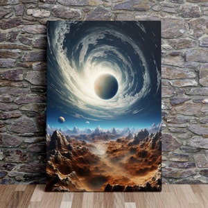 Infinite Cosmos No.5, Space Art, NASA, Sternenhimmel, Ölmalerei-Stil, Kunstdruck, Poster, Leinwandkunst, Leinwanddruck, fertig zum Aufhängen