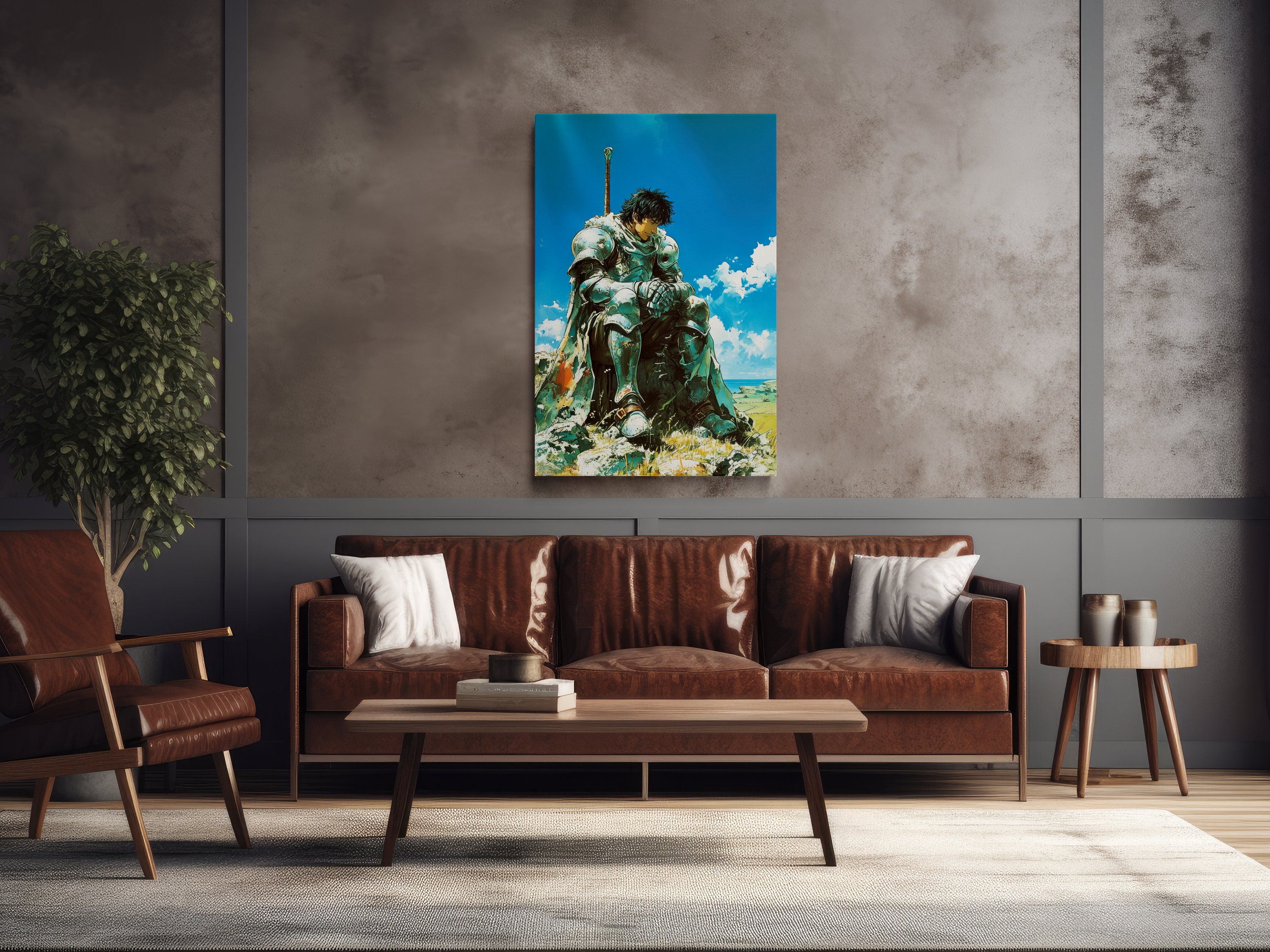 The Contemplating Knight, Medieval Art, Warrior Art, Fantasy Art ...