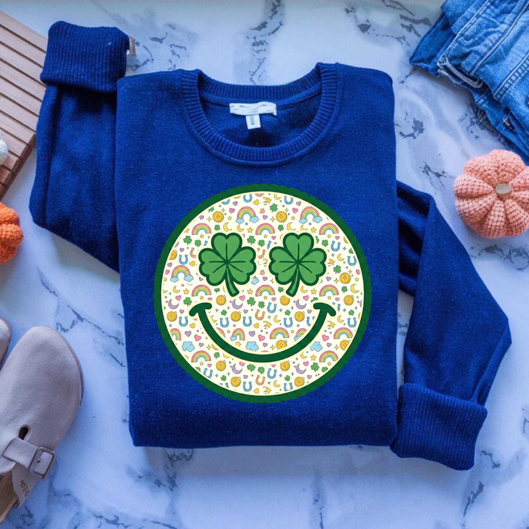 Clover Smiley Emoji - Etsy