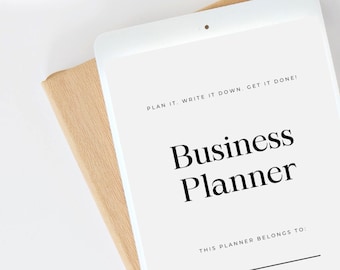 Ultimate Business Planner | Online Business Planner | Social Media Business Planner | Digital Business Planner For Small Business