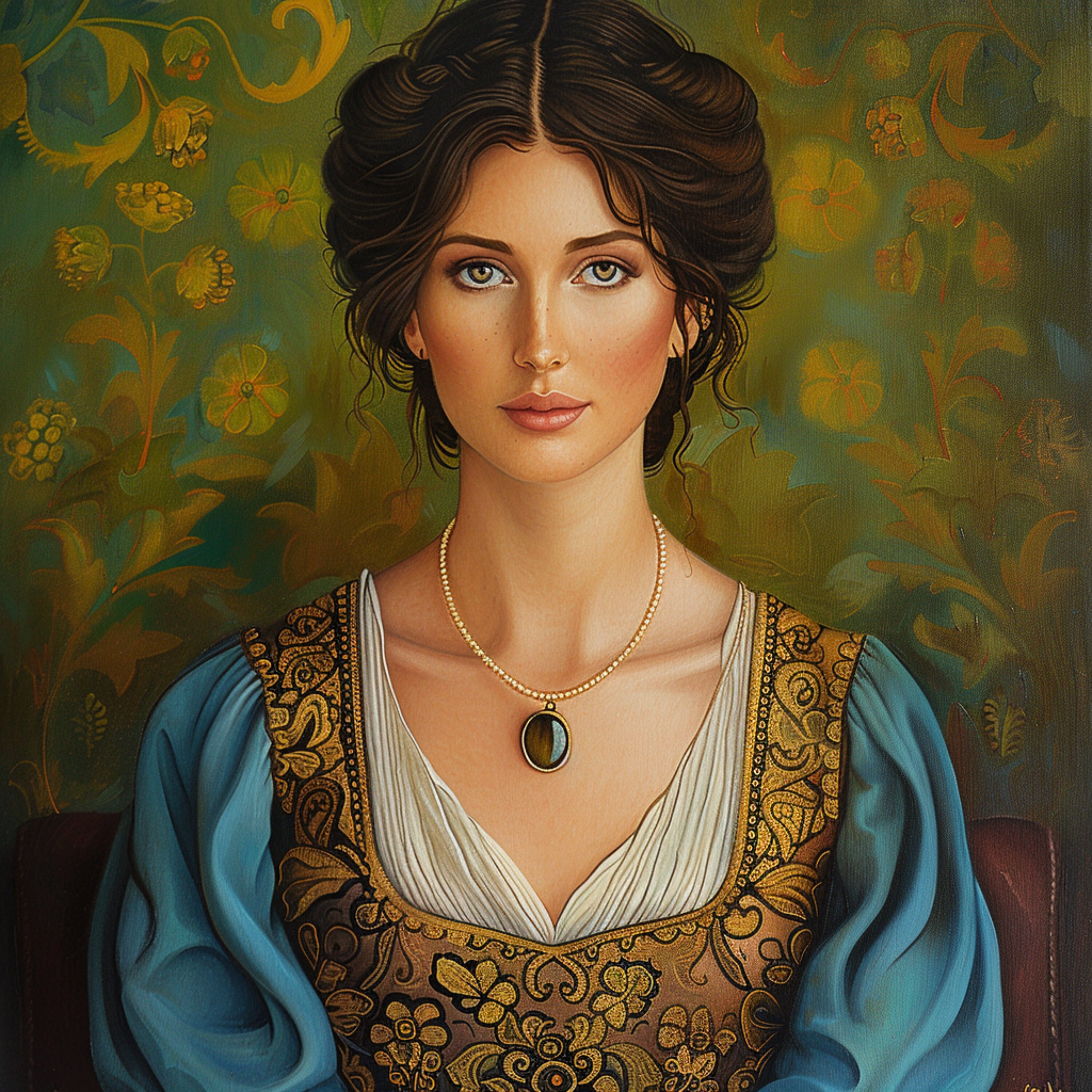 10 Elegant Victorian Lady Wall Art, Bridgerton Era Portrait Digital Art ...