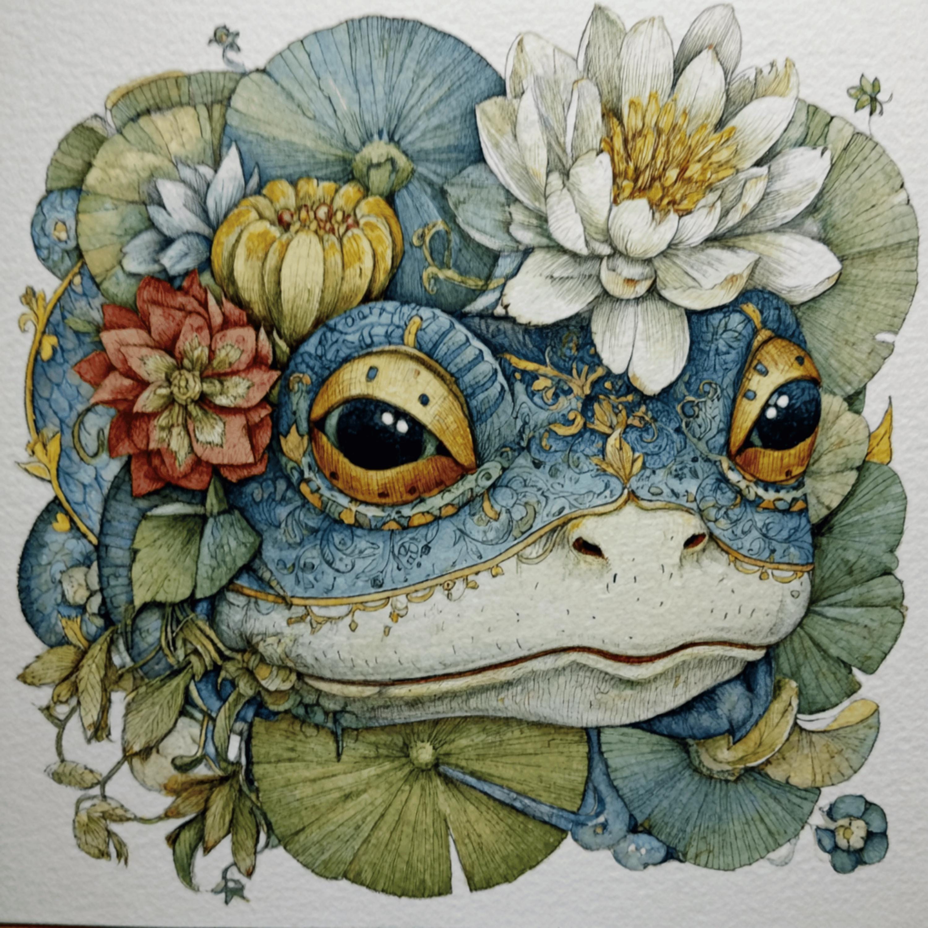 幻想的で神秘的な生き物50種を水彩画で描いた作品集 ファンタジー動物