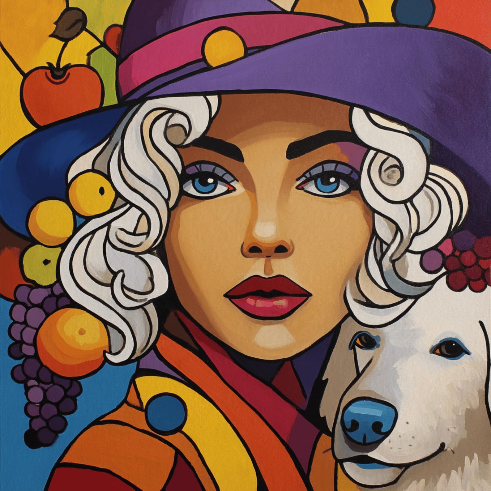 14 Pop Art Portrait Prints, Colorful Woman & Man Wall Art, Bold Digital ...
