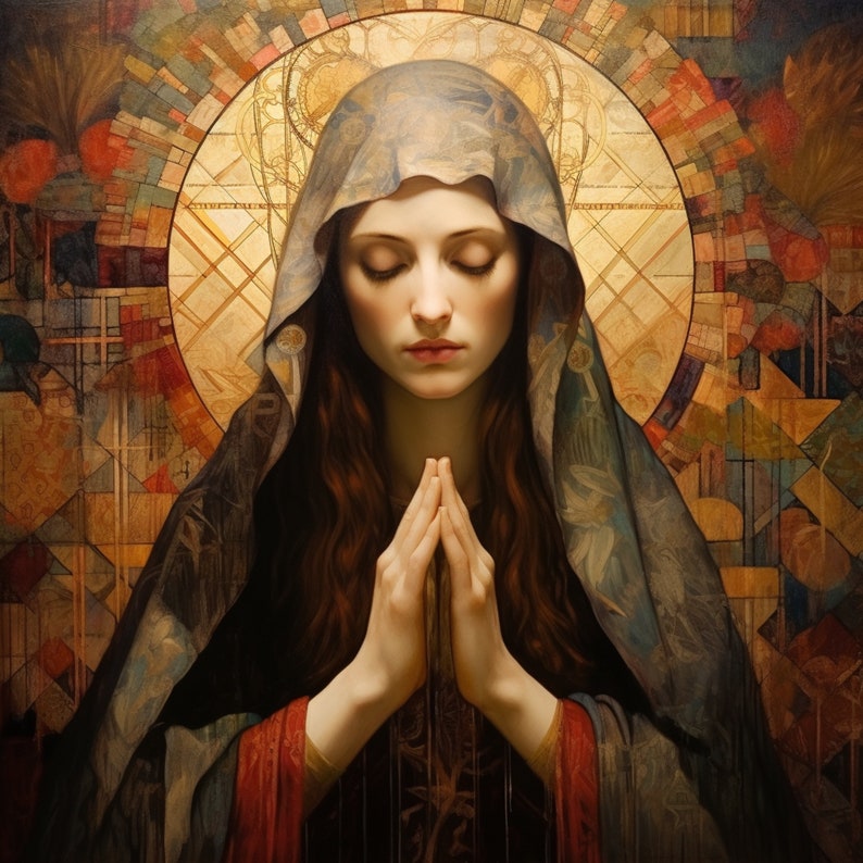 NINE Modern Religious Christian Wall Art Instant Printable Digital