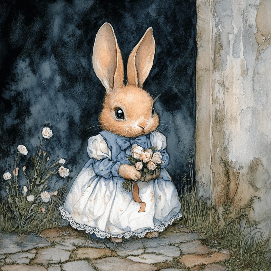 11 Easter Bunny Poster Digital Images Rabbits Spring Equinox Art Large ...