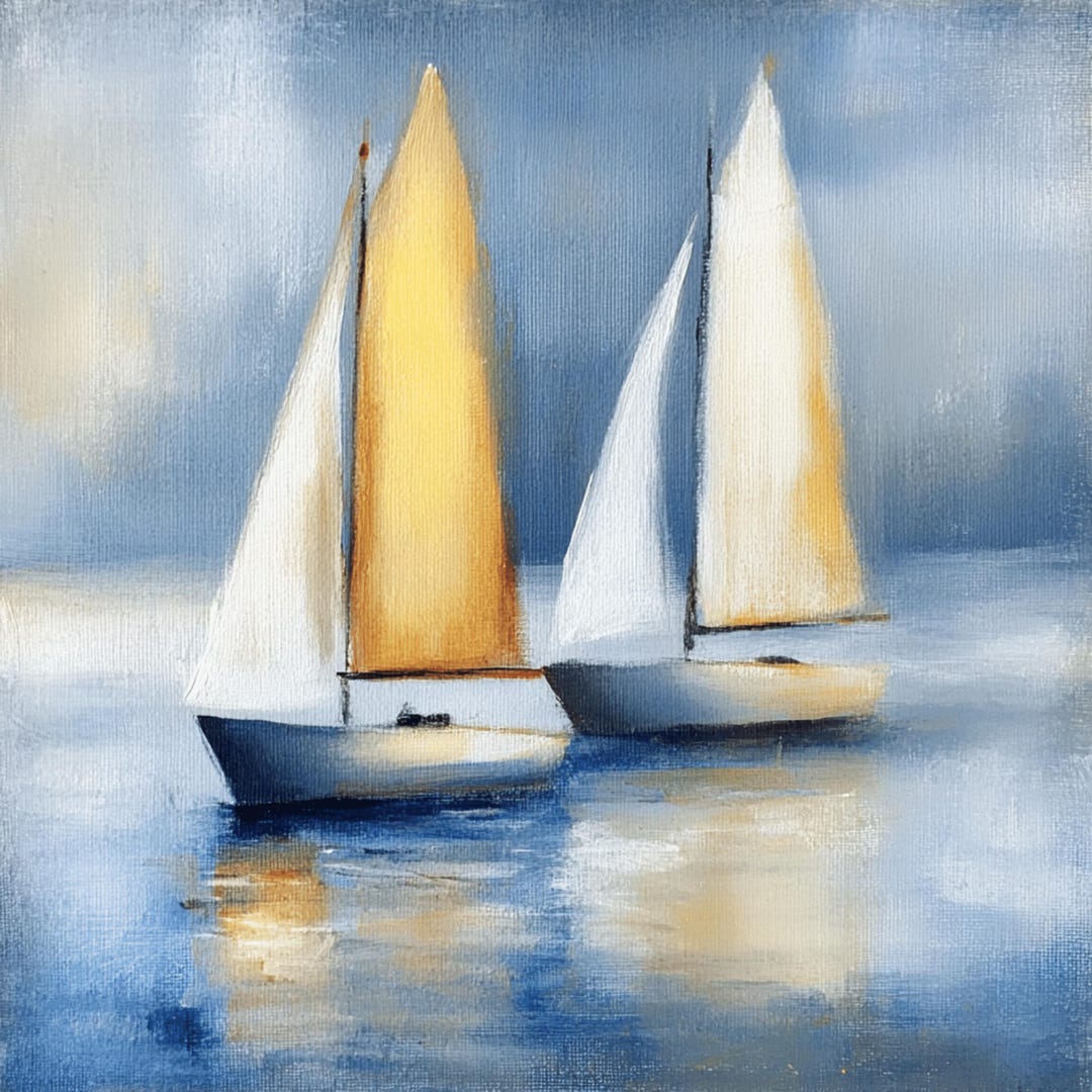 12 Sailboat Wall Art Set, Coastal Nautical Prints for Women, Ocean Boat ...