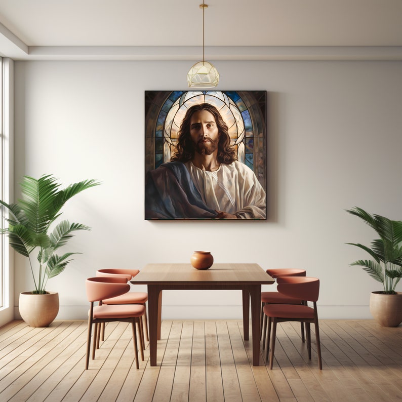 3 Instant Printable Digital Download Art Three Portraits of Jesus ...