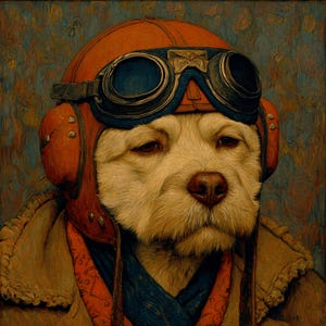 27 Whimsical Dog Profession Portraits Vintage Style Painterly Animal Characters Digital Download Set