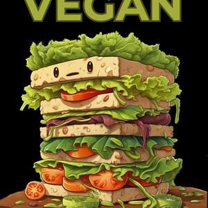 TEN Vegan Posters Home Decor Wall Decor Instant Digital Download ...