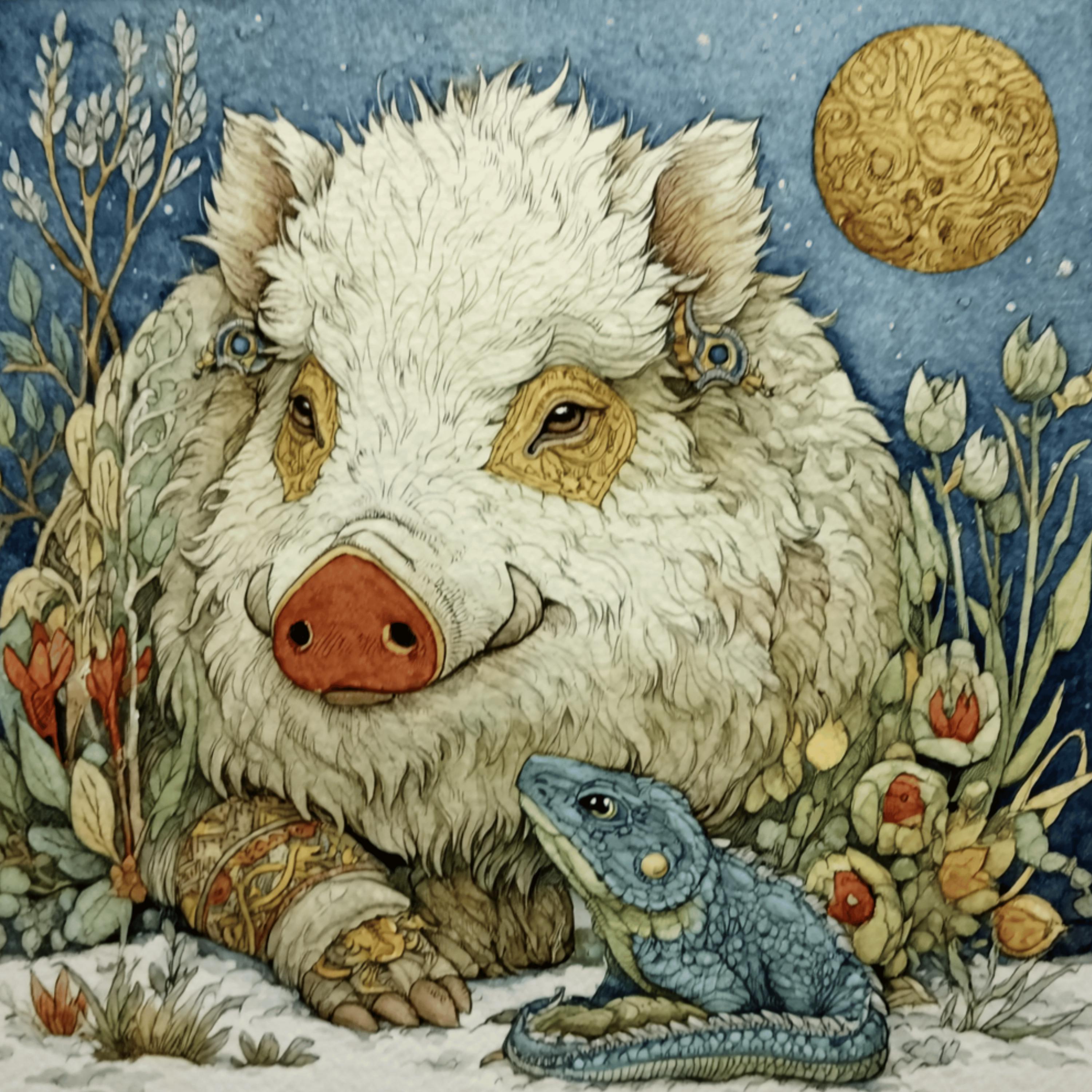 幻想的で神秘的な生き物50種を水彩画で描いた作品集 ファンタジー動物