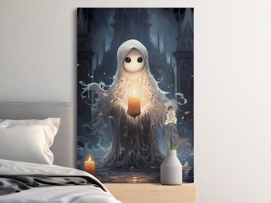 Halloween Ghost Digital Download Instant Printable Affordable Wall Art ...