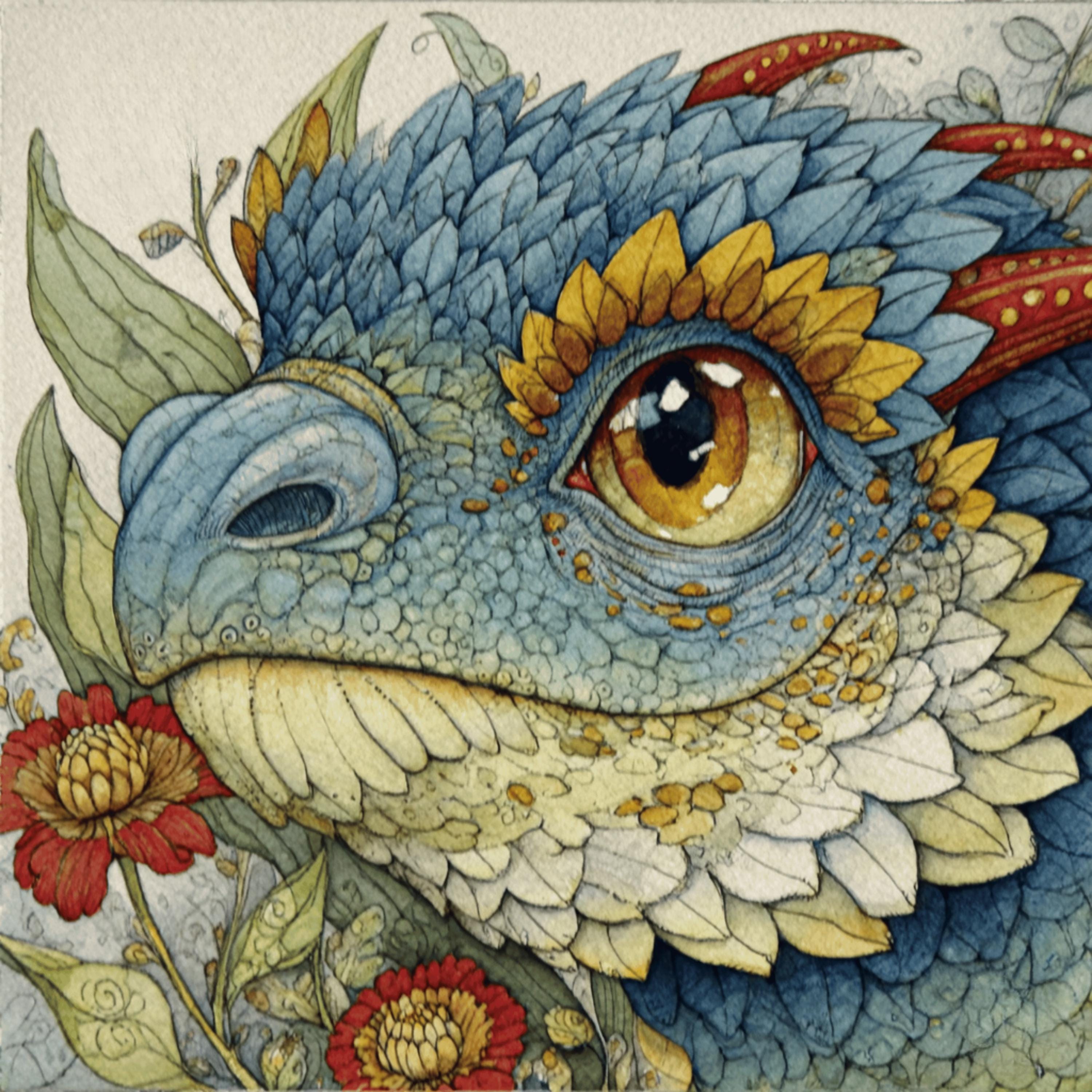 幻想的で神秘的な生き物50種を水彩画で描いた作品集 ファンタジー動物