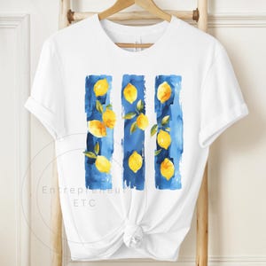 Brushstroke Lemons PNG Design | Lemon Shirt Sublimation | Trendy Yellow Citrus Paint Brush png | Digital Download Sweaters Shirts POD DTF
