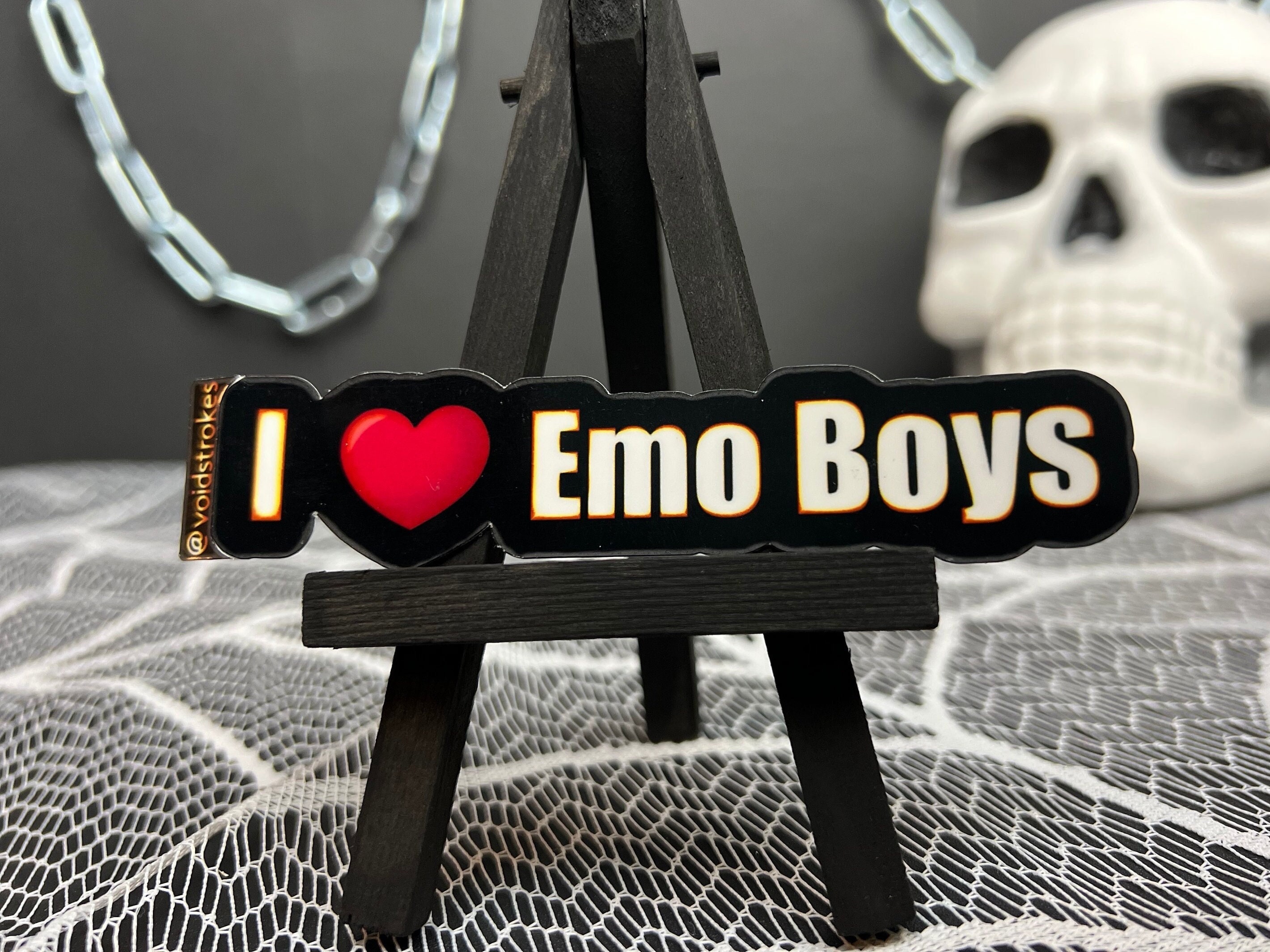 I Love Emo Boys I Heart Emo Boys Tshirt' Bucket Hat