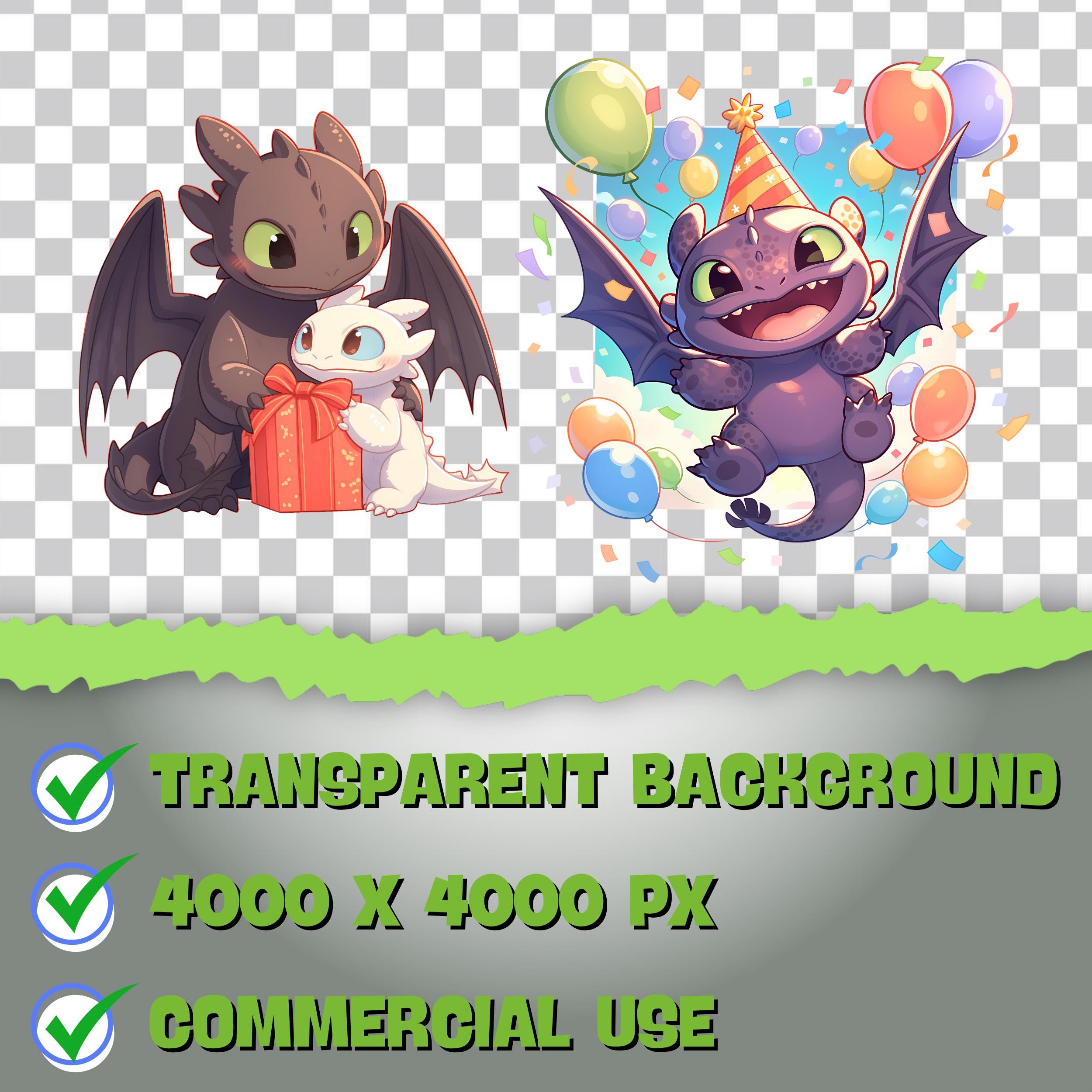 30 PNG Toothless Birthday Clipart | Birthday Designs for All Ages | How ...