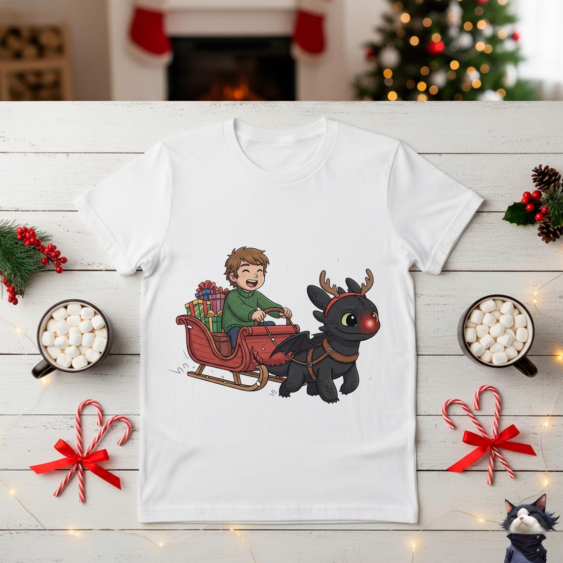 Toothless Christmas Clipart: How to Train Your Dragon PNG Designs ...