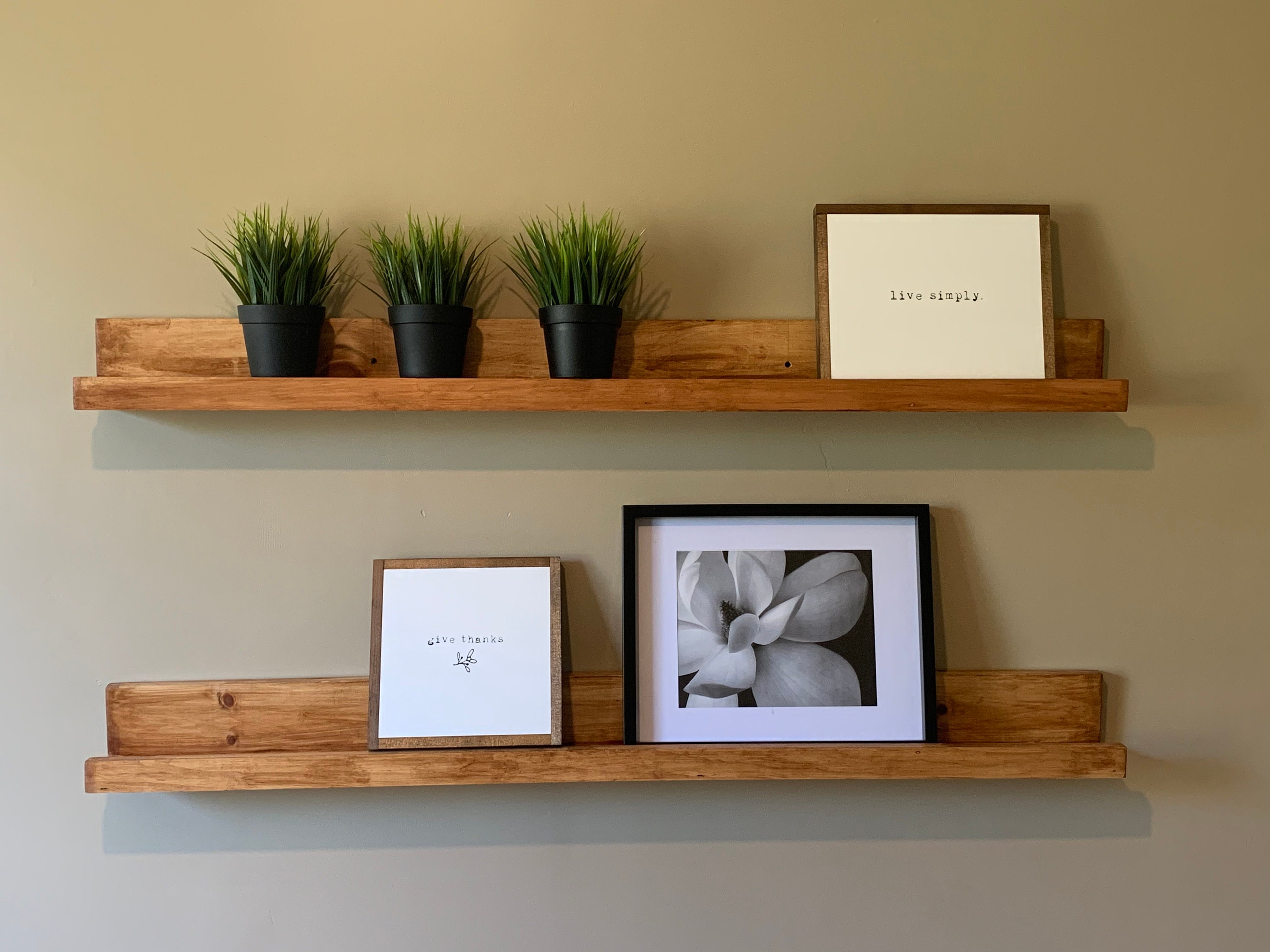 Picture Ledge, Photo Ledge, Picture Ledge Shelf, Floating Shelf