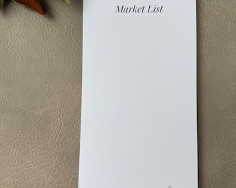 Market list notepad | cozy desk stationary