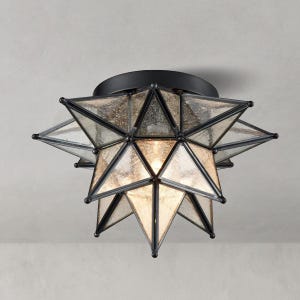 Digue Seeded Glass Moravian Star Infälld Taklampa - 1 Lampa