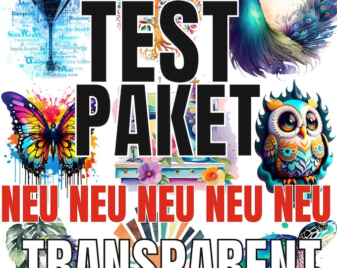 Test package MEGA STICKER TRANSPARENT
