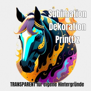 3D horse - decorate in great colors as a Diggi Stamp to print sublimate