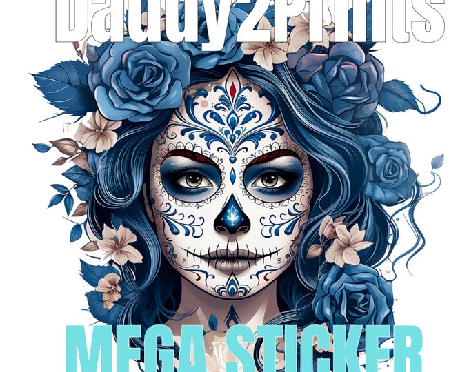 La Catrina MEGA STICKER - please select different sizes