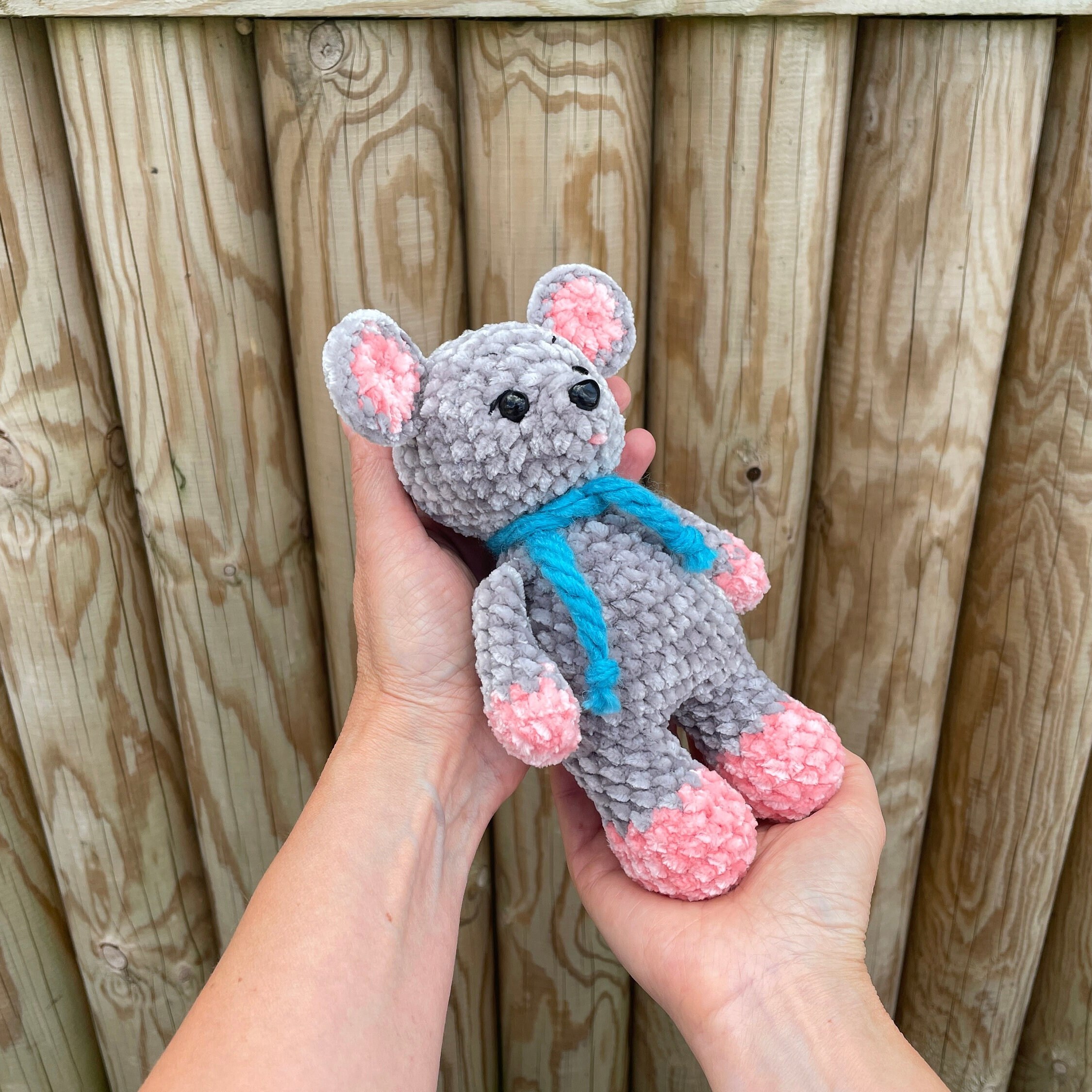 Mouse Crochet Pattern Amigurumi Mouse Tutorial in English Etsy