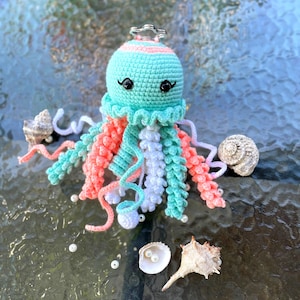 Qualle Häkelanleitung. Ocean Geschenk Medusa Amigurumi. Einfaches Tutorial PDF Qualle.