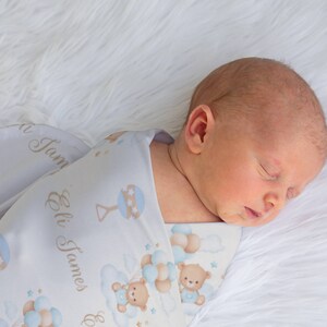 Swaddle Manta Sombrero Set Diadema Recién nacido Bebé niño regalo Recién nacido Bebé niño Regreso a casa Traje Hospital Foto Recibir