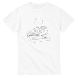 DJ Baby T-Shirt - Cute Baby DJ Graphic Tee - Perfect Gift for Music Lovers