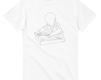 DJ Baby T-Shirt - Cute Baby DJ Graphic Tee - Perfect Gift for Music Lovers