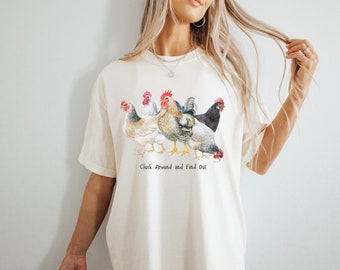 Cluck Around and Find Out Chicken T-Shirt