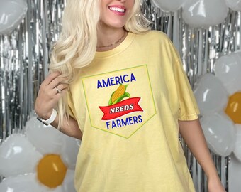 Support Your Local Farmers Comfort Colors Shirt, American Agriculture Homestead Top