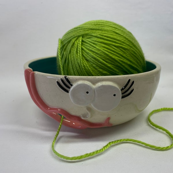 Funny Face Yarn Bowl Etsy