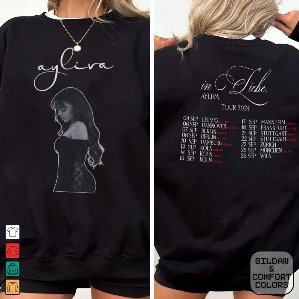 MDMLK Ayliva Tour 2025 T-Shirt - Unisex Streetstyle Shirt