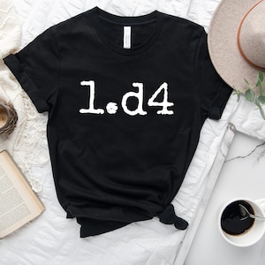 Chess Tshirt, D4 Tshirt, Chess Teacher Shirt, Chess Lover Gift, Chess Player Birthday Gift, Chess Team Gift, Fun Chess Master T-shirt, Pawn